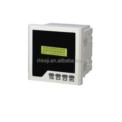 China digital panel mount analog 48V ac kwh power energy power meter 96*96 for sale