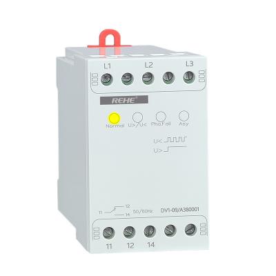 China DV1-09 3 Phase Voltage Monitoring Relay with Phase Delay Overvoltage and Undervoltage Relay Din Rail for sale