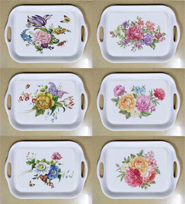 Dongxin HP1001 Melamine Dinnerware Production Machine in operation
