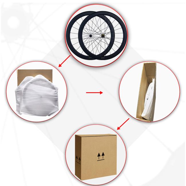 Complete wheel set package with accessories
