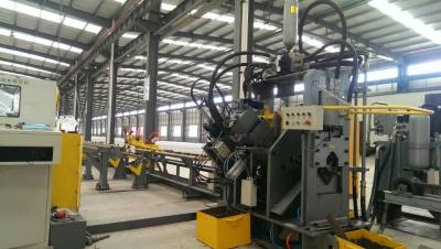 China O PLC controla a precisão estável de aço da parte do trabalho da máquina de corte do ângulo do CNC à venda
