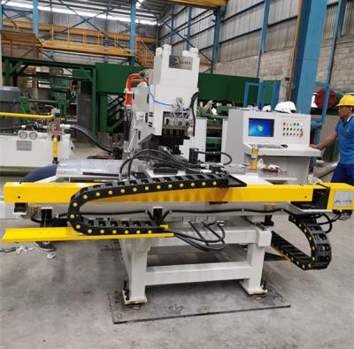 China Good Rigidity CNC Plate Punching Marking Machine C - Type Plate Welding Frame for sale