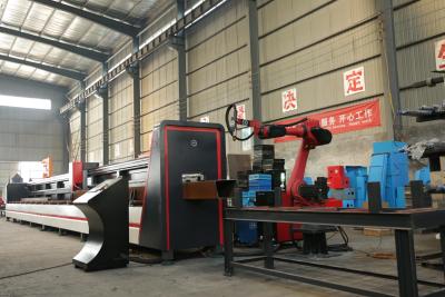 China High Efficiency CNC Plasma H Beam, Pipes, Steel Channel Cutting Robot Machine Line Model CPC1000 for sale