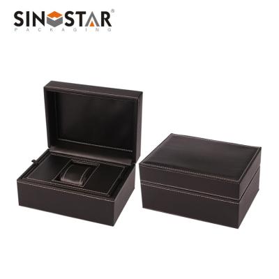 China Classic Single Watch Box Suitable for Men and Women with Velvet/Custom Inside Material for sale
