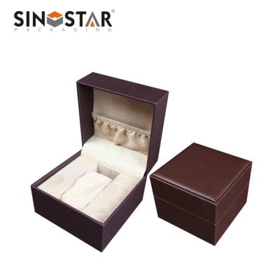 China Scratch Resistant Single Watch Box Classic Holds 1 Watch Perfect for Your Collection à venda