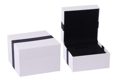 China Caixa quadrada do relógio de pulso, caixa de relógio das mulheres plásticas da inserção de veludo de +Paper à venda