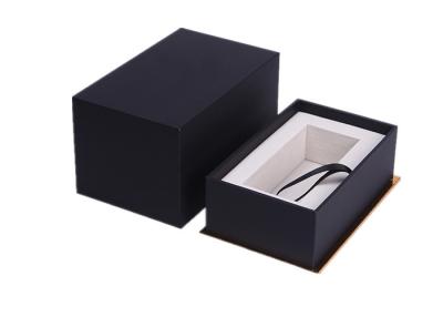 Chine Qui respecte l'environnement antipoussière de papier fait main de montre de rectangle de luxe fait sur commande de boîte à vendre