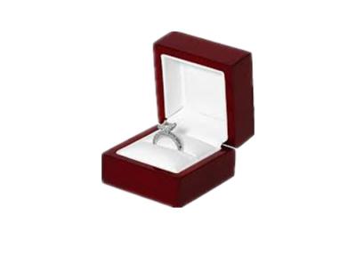 China Organizador en forma de corazón del viaje de Fashional de la caja del joyero del anillo para el empaquetado del collar en venta