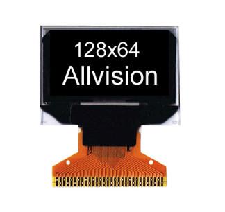 China White / Blue 128x64 Oled Display Module Free Viwwing Angle 21.744×10.864mm  for sale