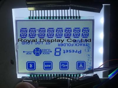 China Customize Digital Signal Parallel 45mA 7 Segment LCD Display Module STN For Radio Equipment Medical Equipment for sale