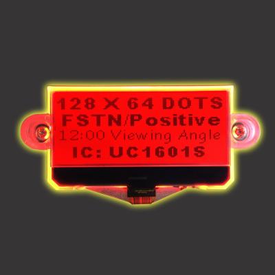 China Manufacturer Graphic LCD Display FSTN 128X64 dots matrix lcd 45mA Cog St7565r FSTN Graphic LCD Module 1.3in Positive for sale
