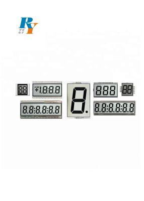 China Custom Tn Segment 30pin LCD 7 Segment Display Custom Seven Segment for sale