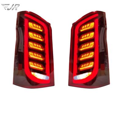 China 16-21 Taillight Assembly For Mercedes Benz Vito V Class Retrofit Flow Direction LED Running Lights V260 W447 for sale