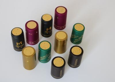 China Olive Oil Glass Bottle Champagne Foil Capsules Gold Plating With Shrink Sleeve for sale