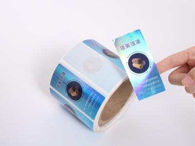 China Fabricante Autoadhesivo personalizado pegatina resistente al agua Brillo Rojo autoadhesivo pegatina con impresión personalizada en venta