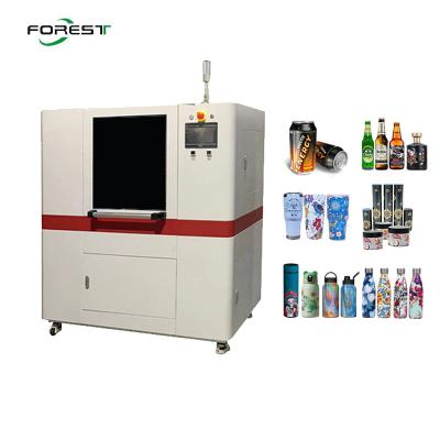 China CMYK Rotary Inkjet Printer For Bottle Cup Mug Plastic Bottle for sale