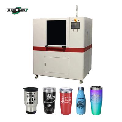 China Diameter 100mm Digital Flatbed Printer For Cylinder And Conical Bottles for sale