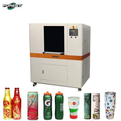 China Digital Inkjet Printer Cylinder Printing Machine Printing For Plastic Bottle Glassware Stainless Steel Thermos Bottle for sale