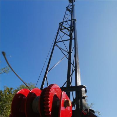 China Guyed 70ft 10 Sections Power Transmission Tower for sale