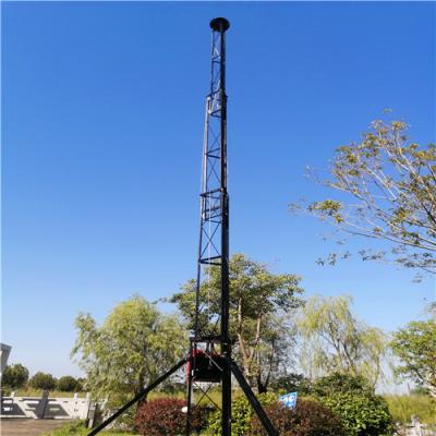 China Telescopic 30M 10 Sections Aluminum Lattice Steel Towers for sale