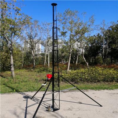 China Telecom 30M Sectional Aluminum Guyed Cell On Wheel Tower for sale