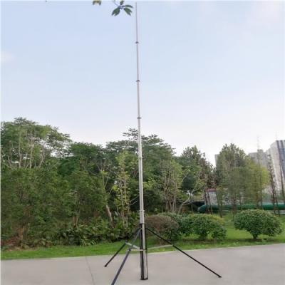 China Alu 18M Lightweight Mobile Aluminium Telescopic Mast for sale