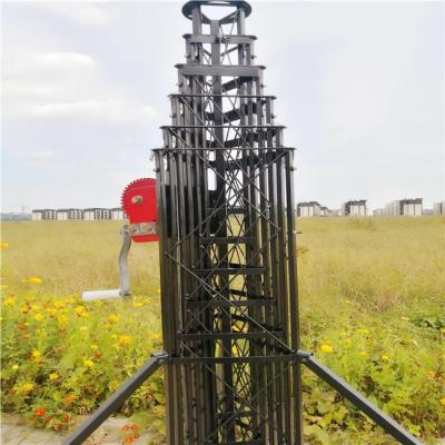 China Portable Communication 20m Freestanding Cell On Wheel Tower for sale