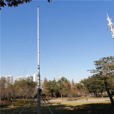China Anodized 6063 Aluminium 40ft Telescopic Antenna Mast Portable for sale