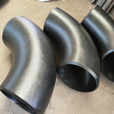China 90 Degree Pipe Elbow Sch40 Seamless Dn15-Dn600 Black Pipe Fittings for sale