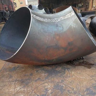 China Petroleum SCH5S/10S Black Carbon Steel Pipe Elbow ASTM A234 WPB for sale