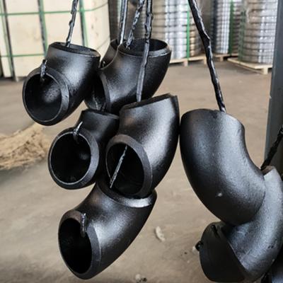 China High Temperature ASTM Carbon Steel Elbow For Pipeline System Smooth Transportation for sale