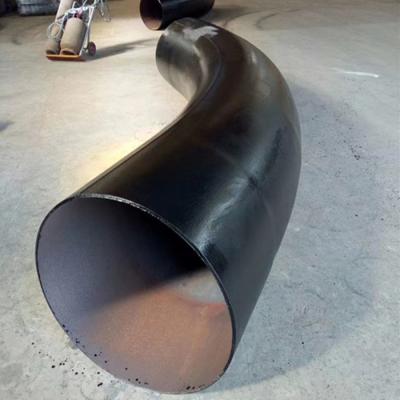 Chine Peinture noire courbure en acier au carbone pour tuyaux lourds à vendre