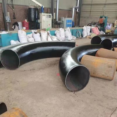 China Sand Blasting Black Oil Stainless Pipe Bend 72 Inch For High Pressure for sale