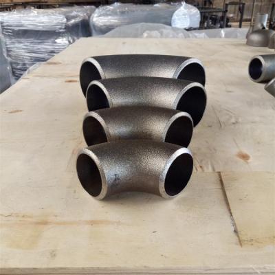 China Sch160 Steel Pipe Fittings 1.5D ASTM LR Seamless Steel Elbow for sale