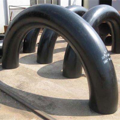 China Black Hot Pushing Carbon Steel Bend 0.5 Butt Weld Socket Weld 90/45/180 Q235 Q345 20# à venda