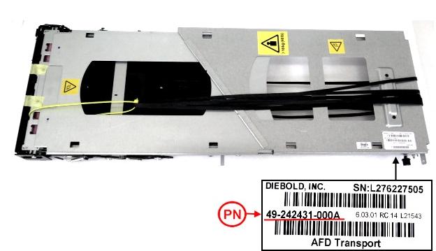 49242431000A ATM Machine Parts Diebold 5500 AFD FL Transport 720mm 49242431000A/C