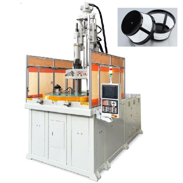 Quality 200 Ton Vertical Rotary Table Injection Molding Machine Used For  Filter Cup for sale
