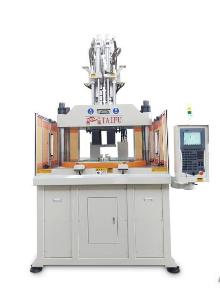 Quality Two-Color  PVC/TPU Upper Making Machine Vertical  Injection Molding Machine for sale