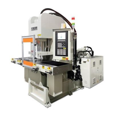 China 120 Ton Power Cord Vertical Injection Molding Machine With Double Slide for sale