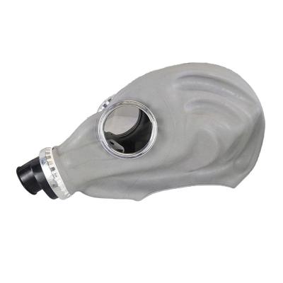 China Máscara de gas panorámica de protección de cubierta completa de goma blanda 0.515KG en venta
