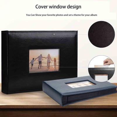 China Insert Card Collection Binder Pu Leather Multifunction Large Photo Album for sale