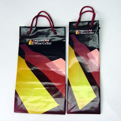 China Printed HDPE Plastic Handle Bags Degradable Recycled Handbags for sale
