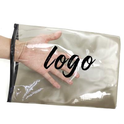 China Customized Plastic Zipper Bag Rainproof PVC Printed Voltage Bag for sale