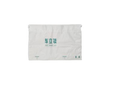 China Tearproof Plastic Zipper Bag Reusable CPE Printing Embossing for sale