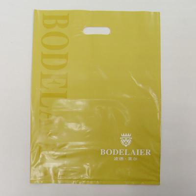 China Regenerative Plastic Die Cut Bags Degradable Plastic Shopping Bags With Handles for sale