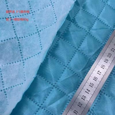 China Quilting seam Taffeta Or Pongee Sewing with wadding 60-300g diamond-type lattice 2*2cm- 7*7cm for Coating and Bed sheet for sale