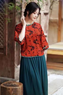 Silk Satin Stretch 25MM Antiflaming Anti-Wrinkle Scarf Digital printed Design for fashion luxury Dress