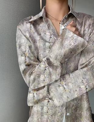 Silk Elastic Twill 20MM Antiflaming Anti-Wrinkle Scarf Digital printed Design for fashion luxury Dress