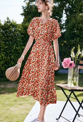 Silk Elastic Twill 20MM Antiflaming Anti-Wrinkle Scarf Digital printed Design for fashion luxury Dress