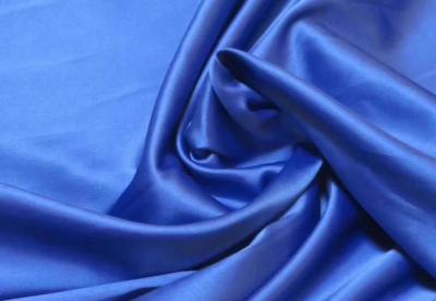 China 100% Polyester Imitation Acetic Acid Filament Yarn Fabric Bridal Satin Silk Fabric/Factory wholesale high quality 99 col for sale